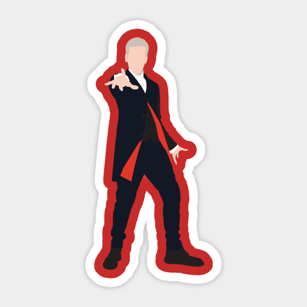 12th Doctor Who Sticker by Alice_Wieckowska